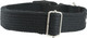 Cotton Web Adjustable Dog Collar With Locking Device 4 Sizes Black (Large: Neck 16-23 Width 1)