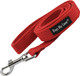 Dog Leash 4.5Ft Long Cotton Web For Training, Red 4 Sizes (Medium: 3/4 Wide)