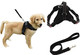 Heavy Duty Adjustable Pet Puppy Dog Safety Harness With Leash Lead Set Reflective No-Pull Breathable Padded Collar Chest Vest Handle For Small Medium Large Dogs Training Walking