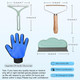 Gjease Cat Grooming Glove Brush,Pet Hair Remover Tool,Reusable Dog Hair Fur Remover For Carpet,Furniture,Couch,Clothes,Eco-Friendly And High Efficiency Tangles,Promote Circulation