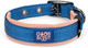 Good Scout Padded Heavy Duty Dog Collar For Large Dogs, Puppy Training Collar With Adjustable Flex Loop For Comfortable Fit, Reflective Material & D-Ring For Quick Leash Attachment, Blue/Blush Good Scout Padded Heavy Duty Dog Collar For Large Dogs, Puppy Training Collar With Adjustable Flex Loop For Comfortable Fit, Reflective Material & D-Ring For Quick Leash Attachment, Blue/Blush