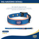 Good Scout Padded Heavy Duty Dog Collar For Large Dogs, Puppy Training Collar With Adjustable Flex Loop For Comfortable Fit, Reflective Material & D-Ring For Quick Leash Attachment, Blue/Blush Good Scout Padded Heavy Duty Dog Collar For Large Dogs, Puppy Training Collar With Adjustable Flex Loop For Comfortable Fit, Reflective Material & D-Ring For Quick Leash Attachment, Blue/Blush