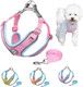 Dog Harness And Leash Step-In Air All Weather Mesh Step In Vest Harness For Small And Medium Dogs Pink Xs