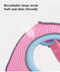 Dog Harness And Leash Step-In Air All Weather Mesh Step In Vest Harness For Small And Medium Dogs Pink Xs