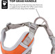 Hurtta Venture No-Pull Dog Harness, Buckthorn, 32-40 In