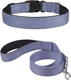 Joytale 12-16 Inches Dog Collar And 6Ft Leash, Reflective Soft Neoprene Padded Pet Collars And Leashes For Small Dog