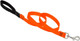 Dog Leash By Lupine In 3/4 Wide Blaze Orange 6-Foot Long With Padded Handle Dog Leash By Lupine In 3/4 Wide Blaze Orange 6-Foot Long With Padded Handle
