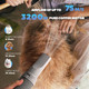 Pet Grooming Dryer 4.3Hp/3200W, Smart Force Dog Blower With Led Screen & Negative Ion, 95-140℉ Adjustable Temperature And Airflow, 22-90'' Hose - With 4 Nozzles, Extra Filter, Towel And Brush