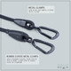 Premium Everyday Leash - Ultra Soft Dog Leash With Aviation Aluminum Carabiner For Small, Medium, Large Dogs - Oregon Haze, 6Ft (Rubber Coated Metal Clamps)