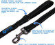 Max And Neo Reflective Nylon Dog Leash - We Donate A Leash To A Dog Rescue For Every Leash Sold (Black, 6X1) Max And Neo Reflective Nylon Dog Leash - We Donate A Leash To A Dog Rescue For Every Leash Sold (Black, 6X1)