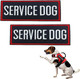 2 Pack Service Dog Patches For Harness, Tags With Hook And Loop Patches Red Border For Vests And Harnesses For Dog In Training, Service Dog, Emotional Support 2 Pack Service Dog Patches For Harness, Tags With Hook And Loop Patches Red Border For Vests And Harnesses For Dog In Training, Service Dog, Emotional Support