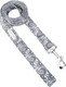 Mighty Paw Grey Paisley Designer Dog Leash - Soft Premium Polyester With Neoprene Padded Handle For Ultimate Comfort - All Metal Hardware For Most Playful Dogs - Built To Last - Perfect Everyday Leash