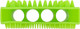 Mimu Silicone Pet Brush - Green Ergonomic Bone Shaped Pet Grooming Brush Massaging Bath Time Dog Deshedding Comb Tool