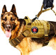 Service Dog In Training Do Not Touch Patches, Tactical Hook Loop Harness Embroidery Service Dog Patch Service Dog In Training Do Not Touch Patches, Tactical Hook Loop Harness Embroidery Service Dog Patch