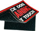 Service Dog In Training Patch, Do Not Touch Tactical Embroidered Patches For Dog Harness Vest Service Dog In Training Patch, Do Not Touch Tactical Embroidered Patches For Dog Harness Vest