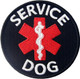 Medical Service Dog Patch, Round Embroidered Tactical Patch With Hook & Loop For Dog Harness Vest Collar Medical Service Dog Patch, Round Embroidered Tactical Patch With Hook & Loop For Dog Harness Vest Collar