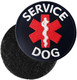 Medical Service Dog Patch, Round Embroidered Tactical Patch With Hook & Loop For Dog Harness Vest Collar Medical Service Dog Patch, Round Embroidered Tactical Patch With Hook & Loop For Dog Harness Vest Collar