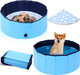 Whelping Pen For Dogs Whelping Box For Dogs Whelping Pool Whelping Box For Dog Puppies Portable Whelping Box For Small Dogs With Reusable Pee Pad Whelping Pads Washable (Blue,32 X 12 Inch)
