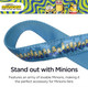 Minions Dog Leash, 4Ft (48In) Blue And Yellow Minions In A Row S For Minions Fans And Their Pets Officially Licensed Pet Product From Universal Studios