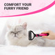 Miu Color Dog Brush Kit 2Pcs, Deshedding Dog Brush & 2 Sided Undercoat Rake For Dogs & Cats, Long Medium Hair Deshedding Tool, Effective Dog Brush Set Removing Knots, Mats, Tangles, Extra Wide