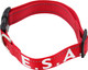 Emotional Support Dog Collar Red - M Nylon Embroidered With Reflective Text For Medium Sized Dogs