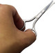 4 Inch Professional Stainless Steel Rounded Tip Nose Eyebrow Ear Dog Pet Hair Trimming Safety Scissor Shears - Grooming Cutting Scissors For Men & Women Hair