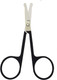 3.5-Inch Stainless Steel Dog Pet Round-Tip Sharp Tip Home Grooming Scissors For Nose Hair,Ear Hair,Face Hair,Paw Hair Multicolor (Silver Round Tip)