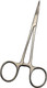 Professional Stainless Steel Pets Dogs Cats Hemostat Forceps Scissors Ear Hair Clamp Pulling Shears Plier Pet Dog Trimmer Accessories Curved Silver