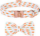 Easter Dog Collar With Bow,Girl Dog Collars For Female Dog,Soft Bowtie Dog Collars For Puppy, Cute Dog Collar Adjustable For Boy Dog,Dog Holiday Collar For Small Medium Large Dogs