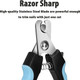 Pet Nail Clippers And Trimmers For Dogs Or Cats, With Quick Safety Guard To Avoid Over-Cutting Toenail, Grooming Razor Sharp Blades & Nail File For Small Medium Or Large Breeds Pet Nail Clippers And Trimmers For Dogs Or Cats, With Quick Safety Guard To Avoid Over-Cutting Toenail, Grooming Razor Sharp Blades & Nail File For Small Medium Or Large Breeds