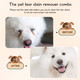 Mudder 6 Pieces Dog Eye Comb Tear Stain Remover Comb Double Head Tear Stain Comb Double Sided Pet Grooming Comb Multipurpose Tool For Small Cat Puppy Removing Crust Mucus And Flea