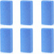 Mudder 6 Pieces Pet Hair Remover For Dog Cat Pet Hair Stone Remover Pumice Pet Hair Rock Removal Tool For Laundry Furniture Reusable Dog Hair Remover Easy To Clean, Blue, 4 Inch