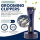 My Pet Command Professional Dog Grooming Clippers Thick Coats Cordless Heavy Duty Kit For Dogs Pets Cats Intelligent Low Noise Light Weight Brushless Motor Shearing Shaving Detachable Blades
