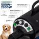 My Pet Command Dog Dryer Blower, Ultra Quiet, Professional High Velocity Blower Adjustable Hot And Cold Airflow, For Drying Deshedding With Accessories, 110V, 500W-2800W 4.5Hp