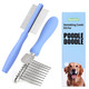 Dematting Comb For Dogs Poodle Doodle, Dematting Rake & Detangling Dual-Sided Comb Tool For Long Curly Haired Poodle Doodle Goldendoodles & Any Mix, Grooming Brush Kit For Removing Mats And Tangles