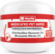 Nootie Medicated Dog Wipes, Chlorhexidine & Miconazole Pet Wipes For Dogs & Cats - 2” Small Wipes, 60 Count - Sold In Over 10,000 Vets & Pet Stores
