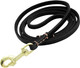 Leather Dog Leash 6Ft, Durable Braided Dog Training Leash, Strong Heavy Duty Leather Leash, Soft And Comfortable Genuine Leather Dog Leashes For Medium Small Dogs Walking Training (Black)
