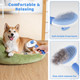 Odoland Dog Brush Grooming Care Kit - Dog Brush, Dog Slicker Brush, Undercoat Rake, Dog Hair Removal Comb, Pet Nail Clippers, Shedding Tool For Long Matted Haired Cat And Puppy