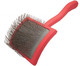 Professional Dog Slicker Brush - Fluff And Detangle Red Professional Dog Slicker Brush - Fluff And Detangle Red