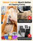 Oneisall Dog Clippers For Grooming Professional,Cordless/Rechargeable Dog Grooming Kit With Detachable Metal Combs, Low Noise Heavy-Duty Dog Clippers For Thick/Curly/Fine/Wavy Hair