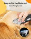 Oneisall Cat Clippers,Quiet Cat Hair Trimmer For Matted Hair,Rechargeable Cat Grooming Supplies For Thick/Curly/Fin Hair,Cordless Cat Grooming Kit