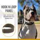 Onetigris Military Adjustable Dog Collar With Metal D Ring & Buckle 2 Sizes (Coyote Brown, M)
