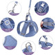 Oria Pet Harness, Easy Walk Dog Harness, No Pull Dog Harness And Leash Set, Adjustable Pet Vest With Reflective Strips And Chest Strap For Small Kitten, Puppy, Blue, Xxs