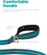 Outward Hound Boulder Grip Reflective Dog Leash, Turquoise, 5 Ft