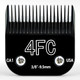 Detachable Steel Pet Dog Clipper Blades, Size-4F, Compatible With Andis Cut Length 3/8 Detachable Steel Pet Dog Clipper Blades, Size-4F, Compatible With Andis Cut Length 3/8