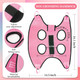Dog Grooming Hammock, Pet Grooming Hammock For Cats & Dogs With Security Strap, Dog Sling For Nail Trimming With Nail Clippers/Trimmer, Nail File, Pet Comb(Pink Xs)