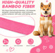 Rose Pink Dog Leash For Medium Dogs 4 Ft Of 90% Rayon From Bamboo And 10% Polyester, Strong Durable Heavy Duty Leash Dog, Soft Handle With O-Ring For Training Or Walking