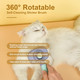 Cat Brush, 360 °Rotating Head Self Cleaning Slicker Brush, Cat Brushes For Long Or Short Haired Cats And Dogs, Cat Grooming Brush For Loose Undercoat, Mats