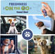 Vet Recommended Premium Dog Cologne & Perfume Deodorizing Spray - Long Lasting Puppy Safe Sensitive Skin Formula Made In Usa - Grooming Odor Eliminator - Fresh Cucumber Melon Scent - Alcohol 4 Oz