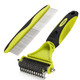 Pecute Pet Dematting Tool 2 Pack - Double Sided Undercoat Rake & Dematting Comb For Detangling Matted Or Knotted Undercoat Hair, Great For Medium Or Long-Haired Dogs & Cats Green